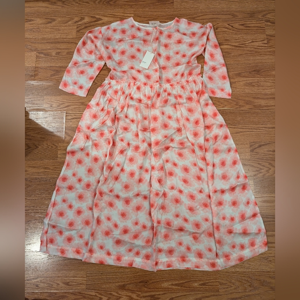 Runaway Bicycle handloomed modal/silk dress sz M